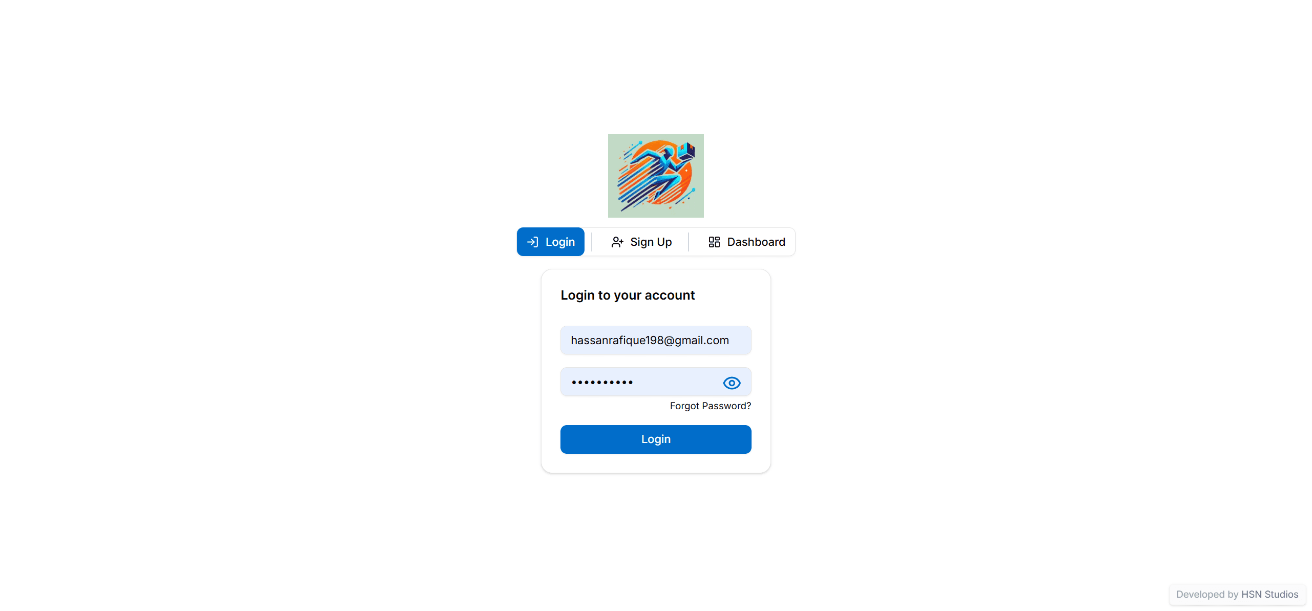 Login Screen