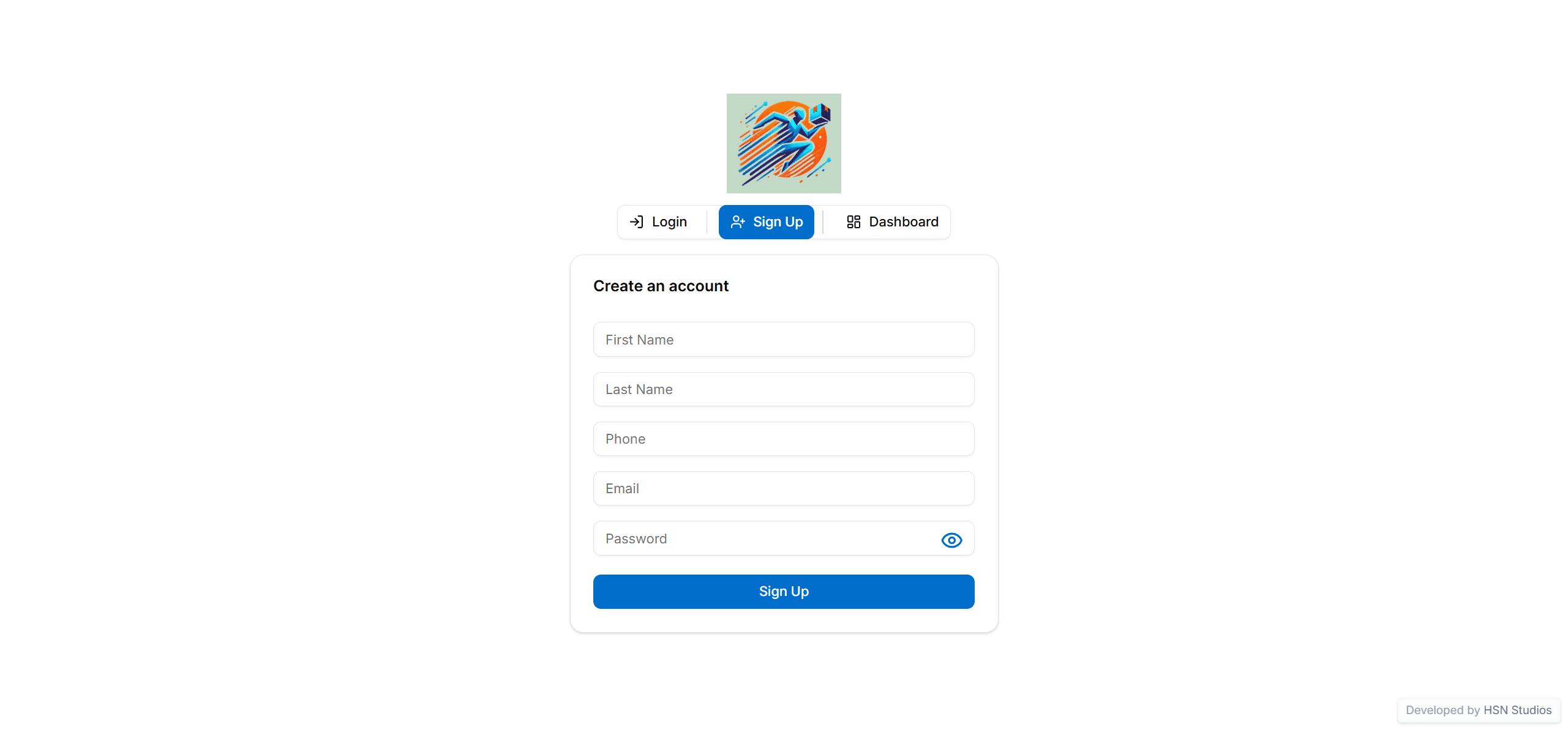 Signup Screen